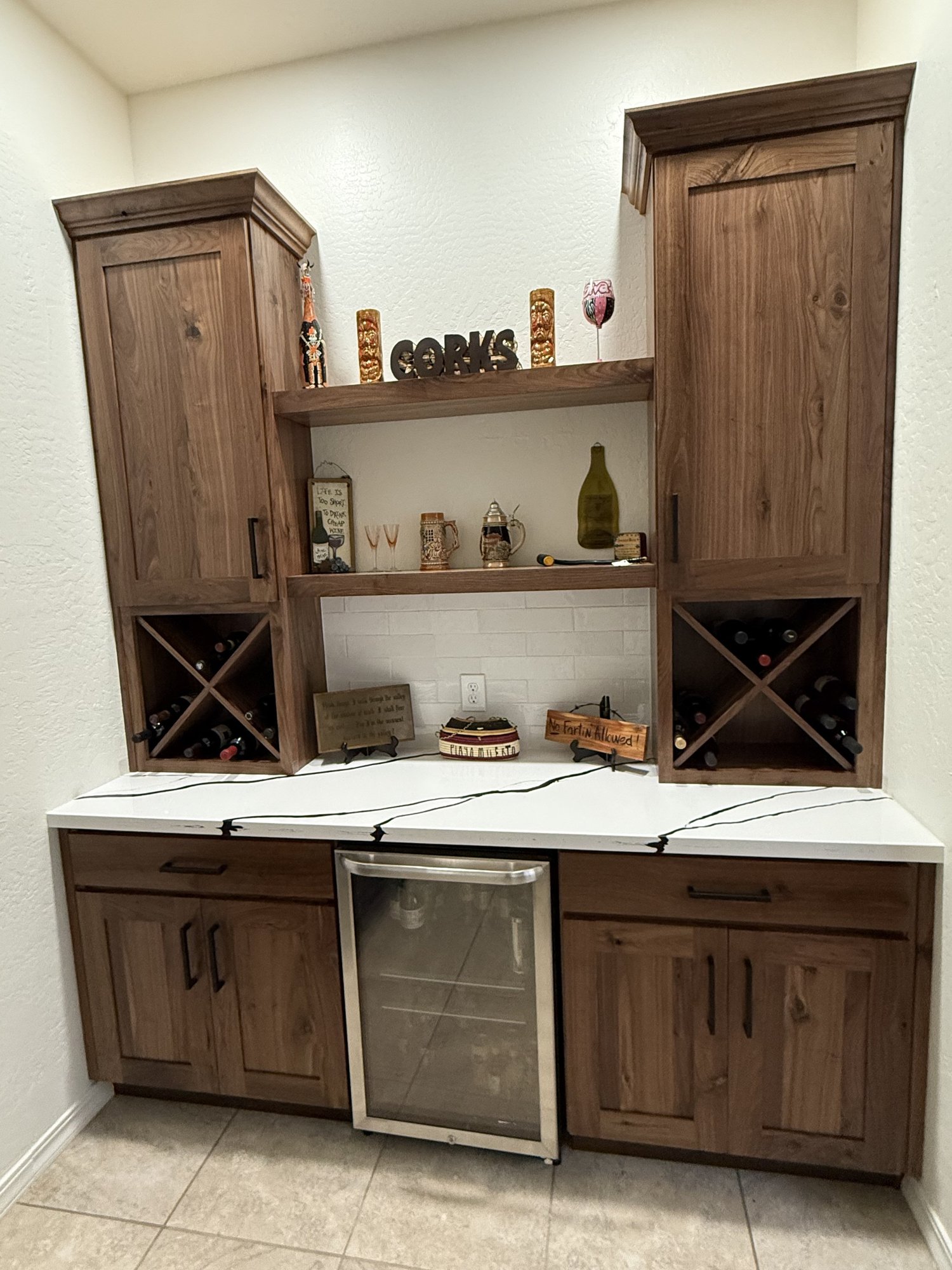 Warm brown shaker kitchen — Prescott Valley